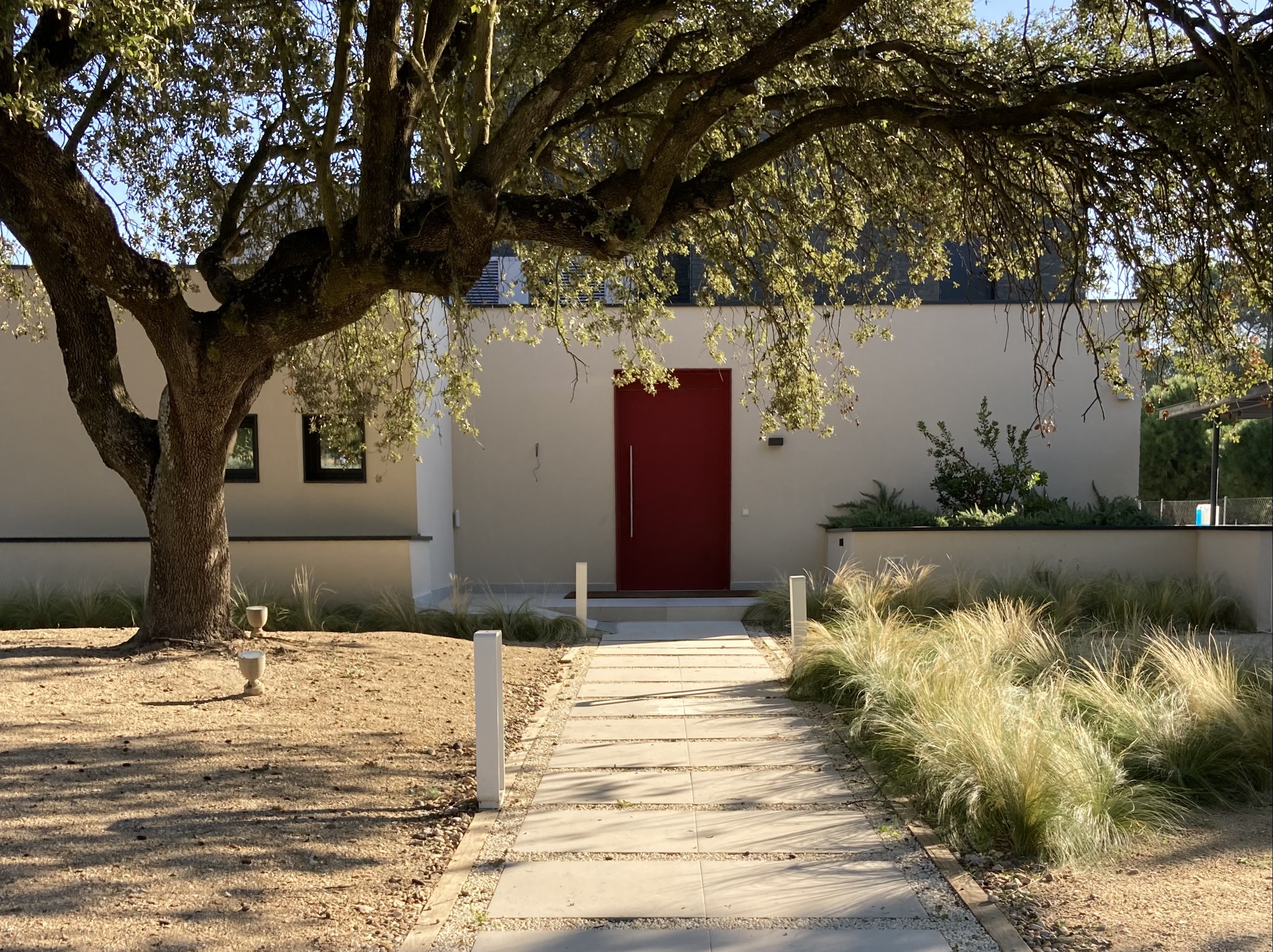 Proyecto Jardín de cespitosas - Es un jardín inspirado en la armonización con el entorno natural optimizando el consumo de agua. Un 